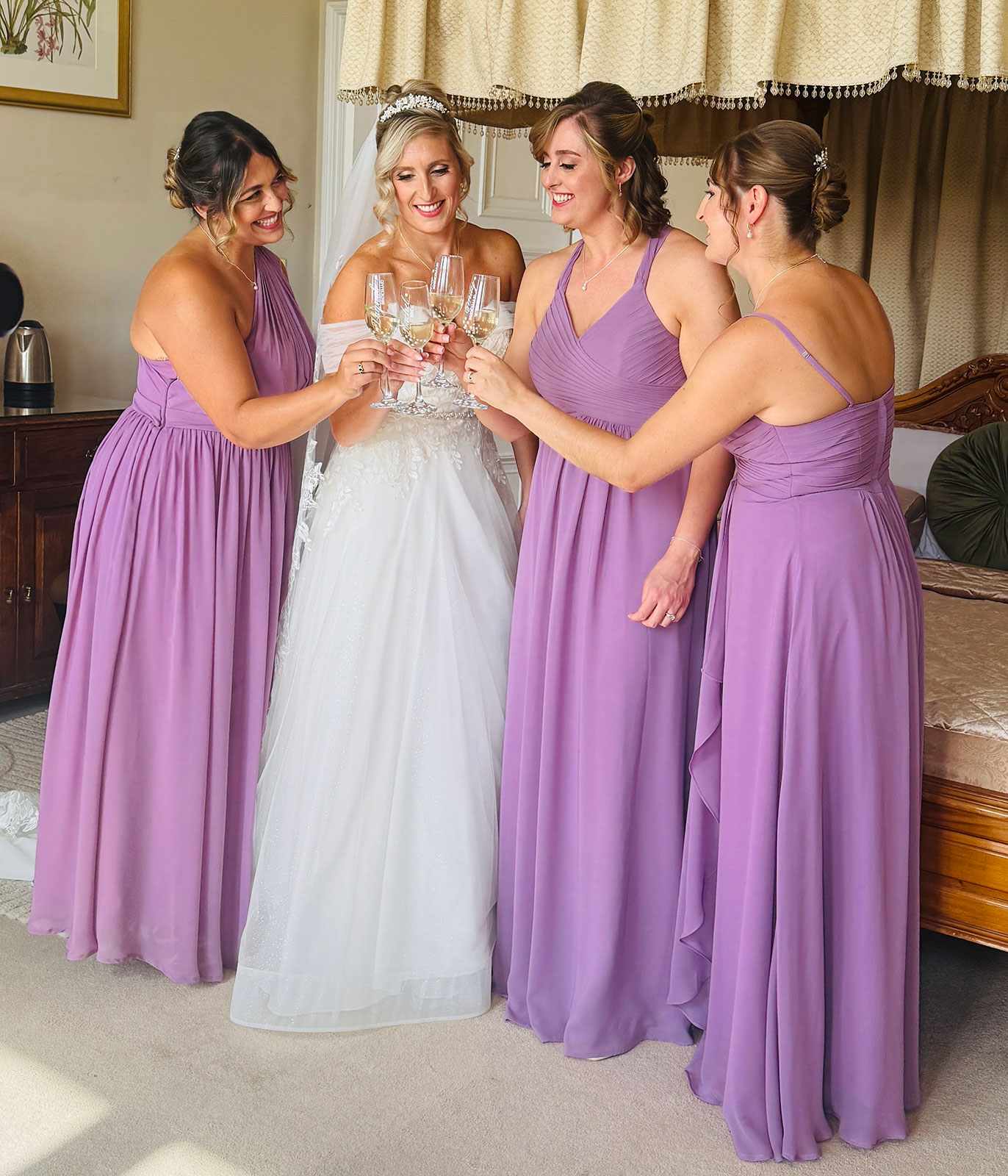 Rachel and girls at Orchardleighestate